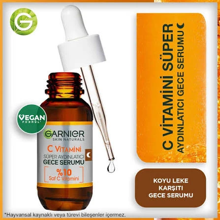 C Vitamini Süper Aydınlatıcı Gece Serumu